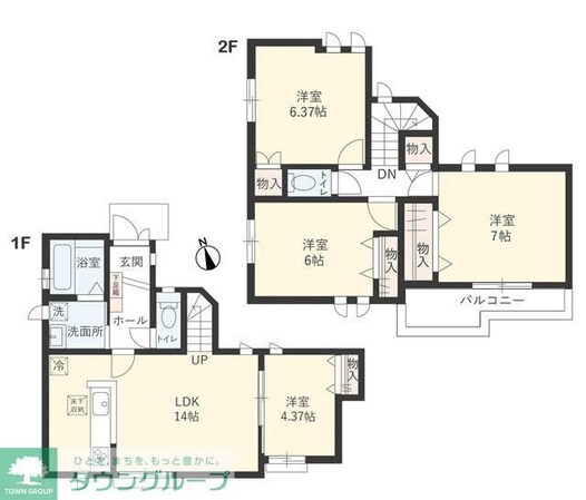 Sumai-to国立市泉06の物件間取画像